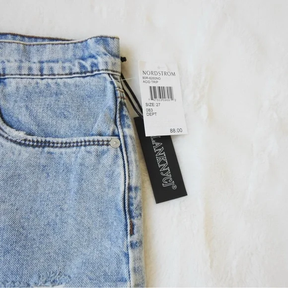 BlankNYC Acid Trip Mom Shorts - Picture 2 of 6